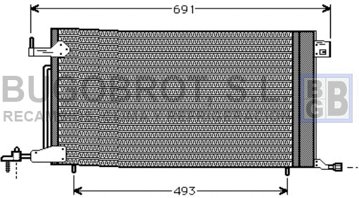 Condenser, air conditioning (62-PE5186)