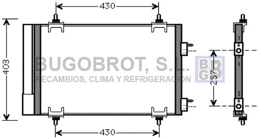 Condenser, air conditioning (62-CN5230)
