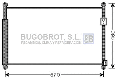 Condenser, air conditioning (62-SZ5108)