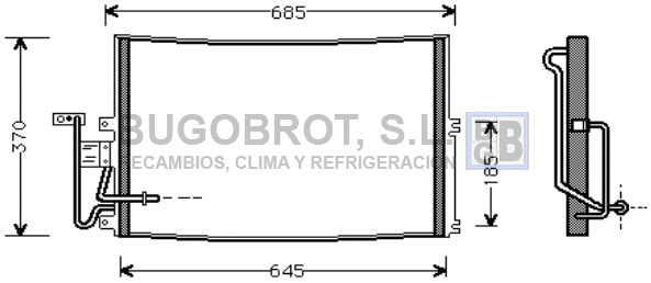Condenser, air conditioning (62-OL5274)