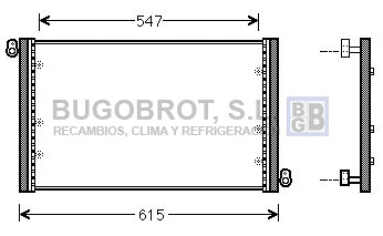 Condenser, air conditioning (62-FT5402)