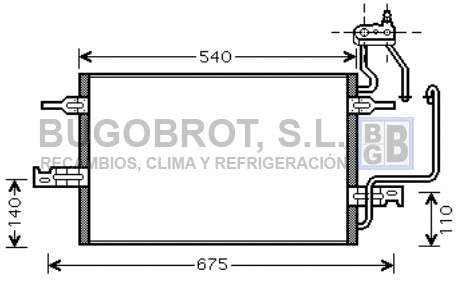 Condenser, air conditioning (62-OL5349)