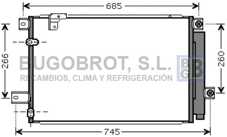 Condenser, air conditioning (62-TO5409)