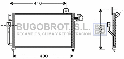 Condenser, air conditioning (62-MZ5195)