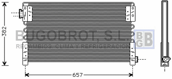 Condenser, air conditioning (62-VL5017)