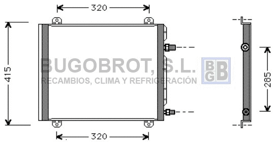Condenser, air conditioning (62-RT5235)