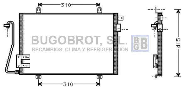 Condenser, air conditioning (62-RT5232)