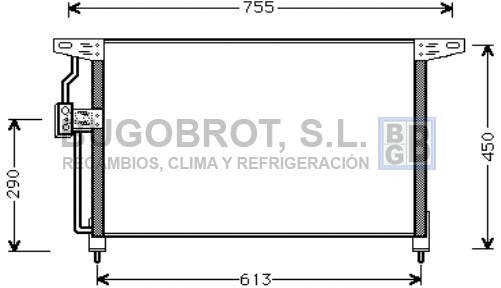 Condenser, air conditioning (62-OL5228)