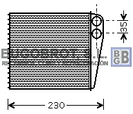 Heat Exchanger, interior heating (45-VN6229)