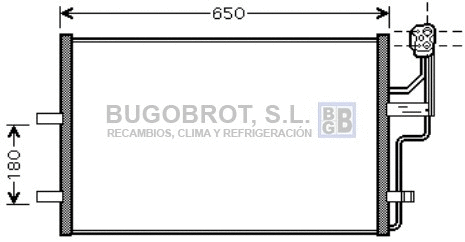 Condenser, air conditioning (62-MZ5186)