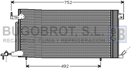 Condenser, air conditioning (62-PE5187)