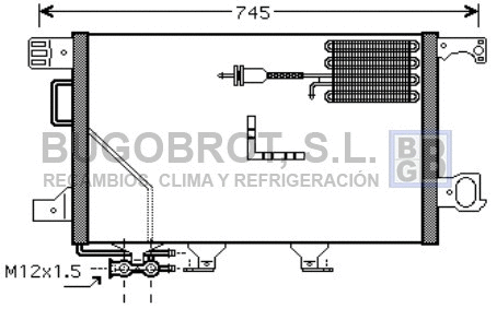 Condenser, air conditioning (62-MS5361)