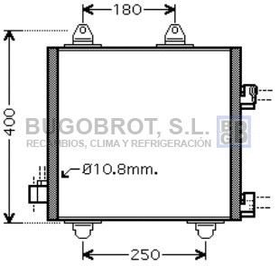 Condenser, air conditioning (62-TO5414)