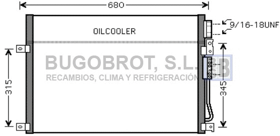 Condenser, air conditioning (62-JE5045)