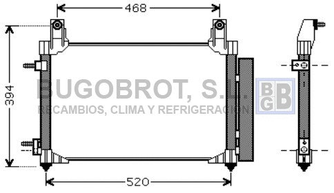 Condenser, air conditioning (62-DW5081)