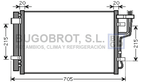 Condenser, air conditioning (62-HY5183)