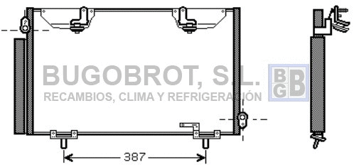 Condenser, air conditioning (62-TO5328)