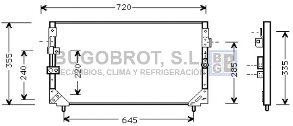 Condenser, air conditioning (62-TO5225)