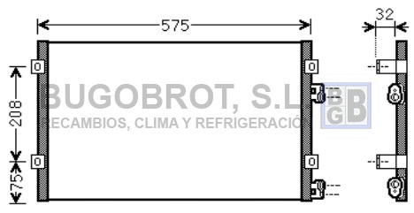 Condenser, air conditioning (62-CR5071)