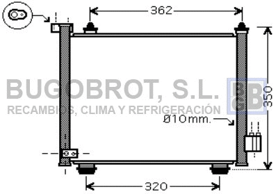 Condenser, air conditioning (62-OL5402)