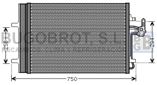 Condenser, air conditioning (62-FD5427)