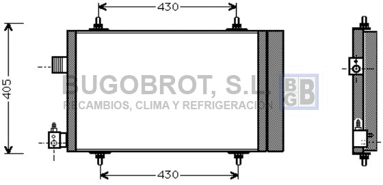 Condenser, air conditioning (62-CN5173)