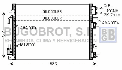 Condenser, air conditioning (62-CR5127)