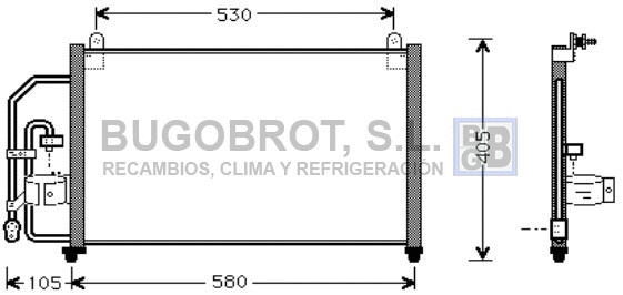 Condenser, air conditioning (62-DW5012)