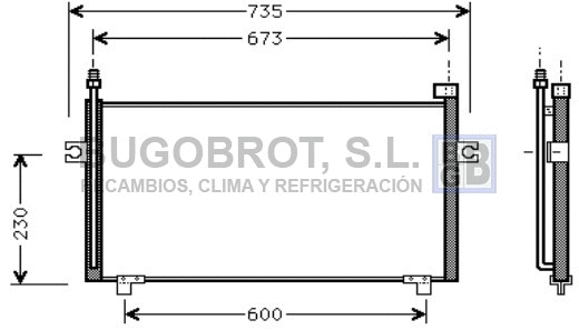 Condenser, air conditioning (62-DN5197)