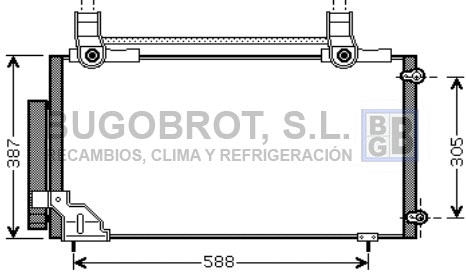 Condenser, air conditioning (62-HD5186)