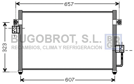 Condenser, air conditioning (62-HY5134)