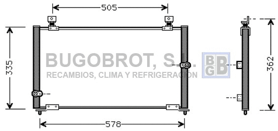 Condenser, air conditioning (62-HD5108)