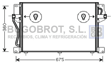 Condenser, air conditioning (62-VO5077)