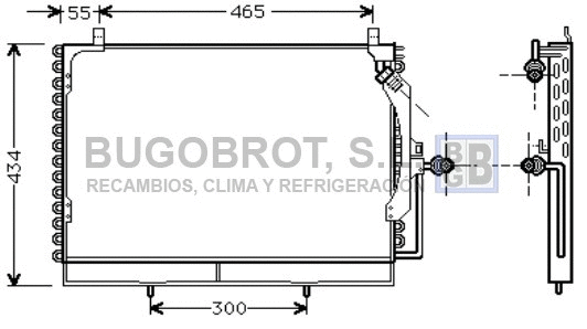 Condenser, air conditioning (62-MS5161)