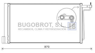 Condenser, air conditioning (62-FD5485)