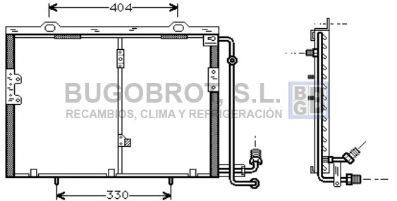Condenser, air conditioning (62-MS5290)