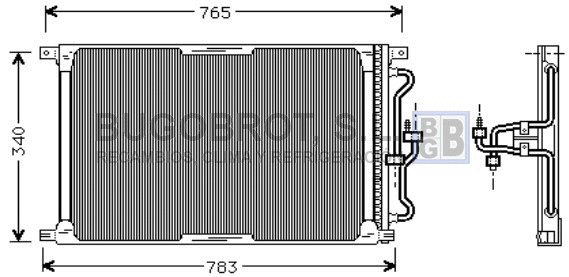 Condenser, air conditioning (62-JR5004)