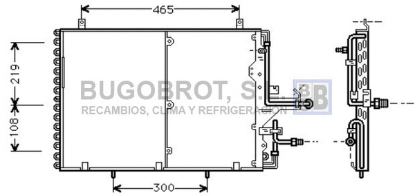 Condenser, air conditioning (62-MS5233)