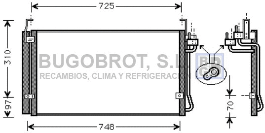 Condenser, air conditioning (62-HY5072)