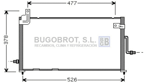 Condenser, air conditioning (62-DW5044)