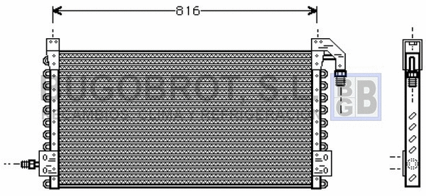 Condenser, air conditioning (62-VL5014)