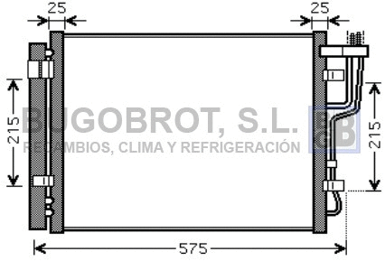 Condenser, air conditioning (62-HY5189)