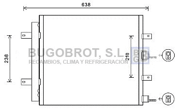 Condenser, air conditioning (62-JR5051)
