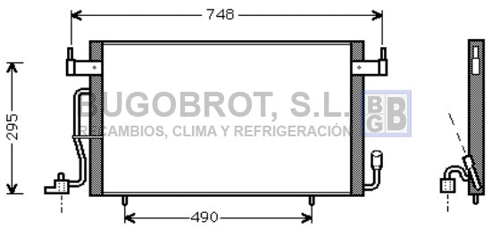Condenser, air conditioning (62-CN5166)