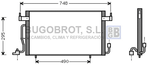 Condenser, air conditioning (62-CN5141)