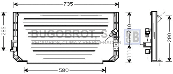 Condenser, air conditioning (62-TO5279)