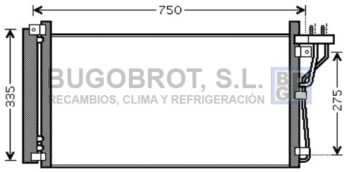 Condenser, air conditioning (62-HY5184)