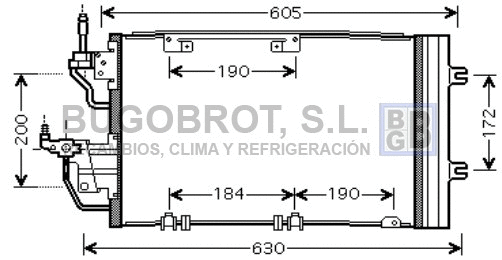 Condenser, air conditioning (62-OL5454)