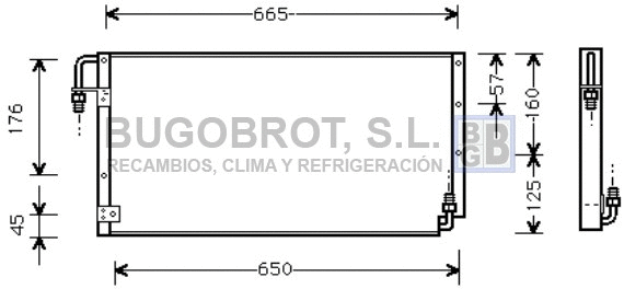 Condenser, air conditioning (62-TO5211)