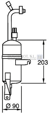 Dryer, air conditioning (20-83981)